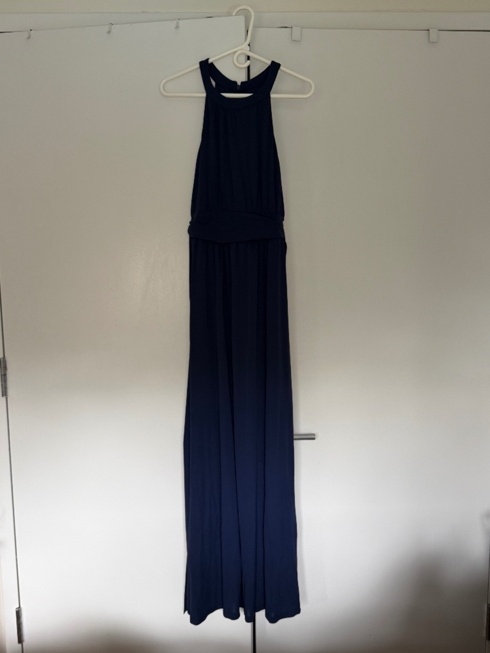 Elegant Navy Blue Evening Dress